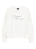 Emporio Armani Crewneck sweatshirt in double jersey with ASV logo embroidery