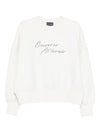 Emporio Armani Crewneck sweatshirt in double jersey with ASV logo embroidery