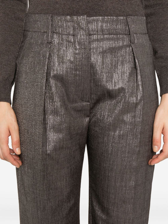 Brunello Cucinelli Trousers Silver