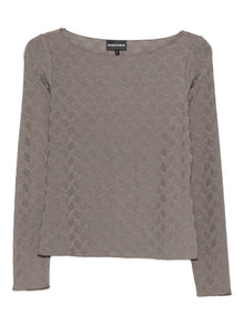  Emporio Armani Blouse with geometric pattern