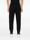 Emporio Armani Logo-embroidered cuffed track pants