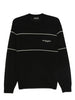 Emporio Armani Virgin wool sweater with jacquard logo