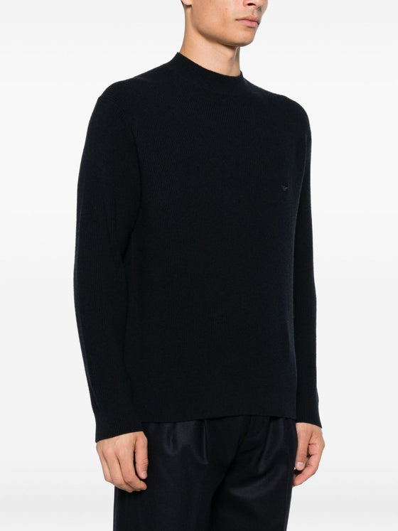Emporio Armani Sweaters Blue