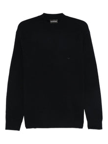  Emporio Armani Ribbed crew-neck sweater