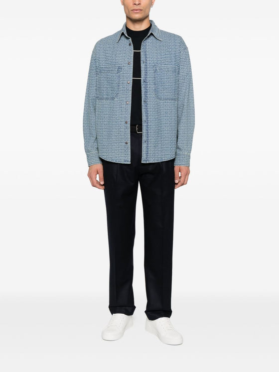 Emporio Armani Sweaters Blue