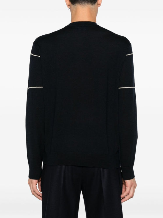 Emporio Armani Sweaters Blue