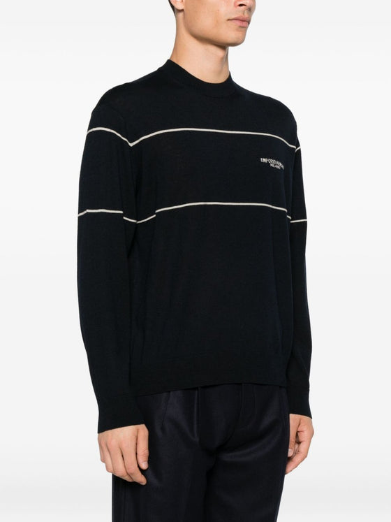 Emporio Armani Sweaters Blue