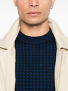 Emporio Armani Houndstooth wool sweater