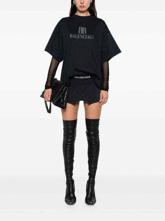 Balenciaga T-shirts and Polos Black