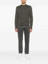 Emporio Armani Geometric-pattern virgin-wool sweater