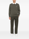 Emporio Armani Double-jersey sweatshirt with micro logo patch