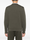 Emporio Armani Double-jersey sweatshirt with micro logo patch