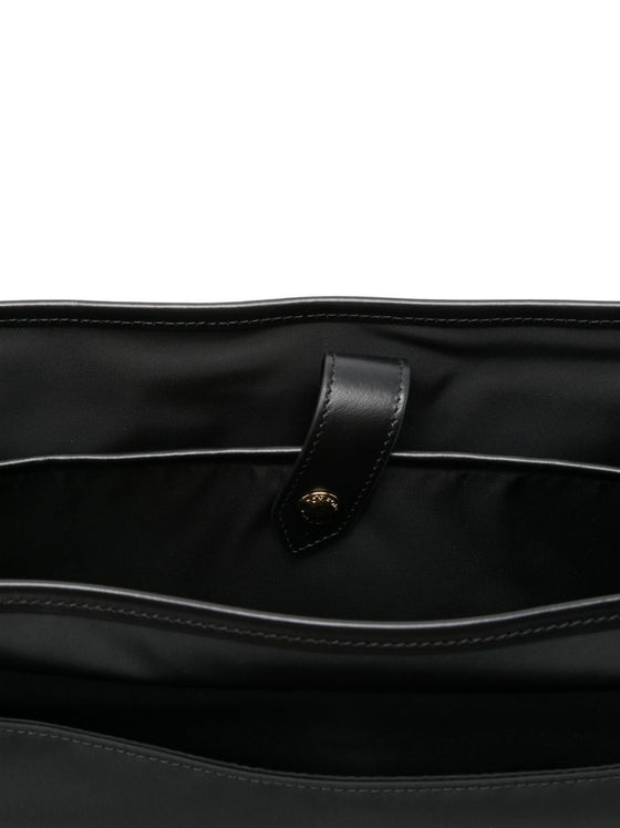 Tom Ford leather-trimmed nylon messenger bag