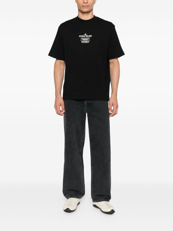 Stone Island T-shirts and Polos Black