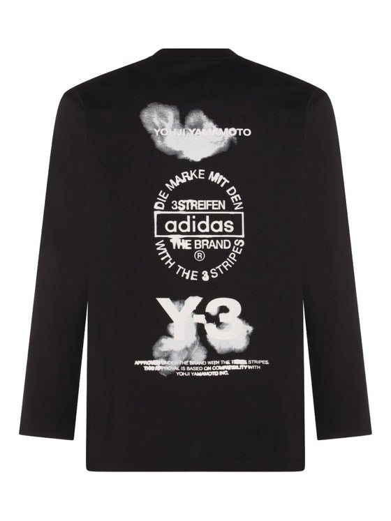 Y-3 T-shirts and Polos Black