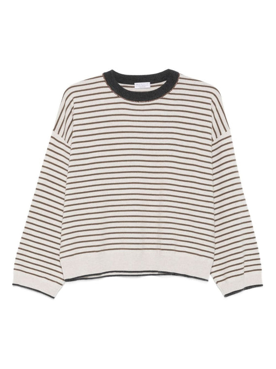 Brunello Cucinelli Sweaters Ivory