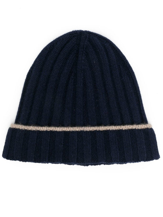Brunello Cucinelli Ribbed cashmere hat