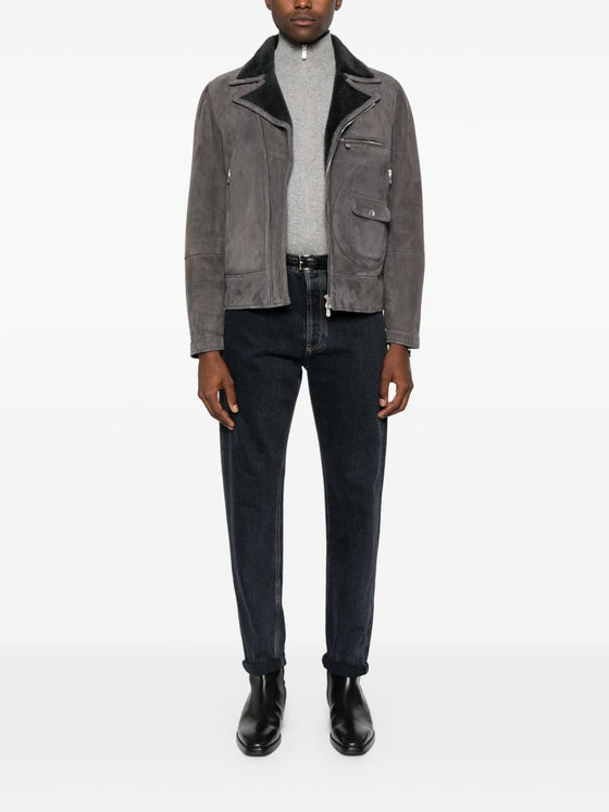 Brunello Cucinelli Logo-embroidered jeans