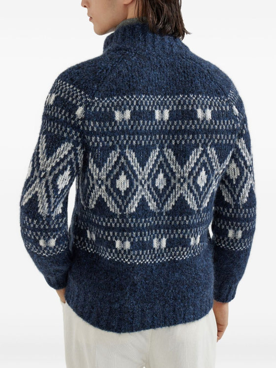 Brunello Cucinelli Sweaters Blue