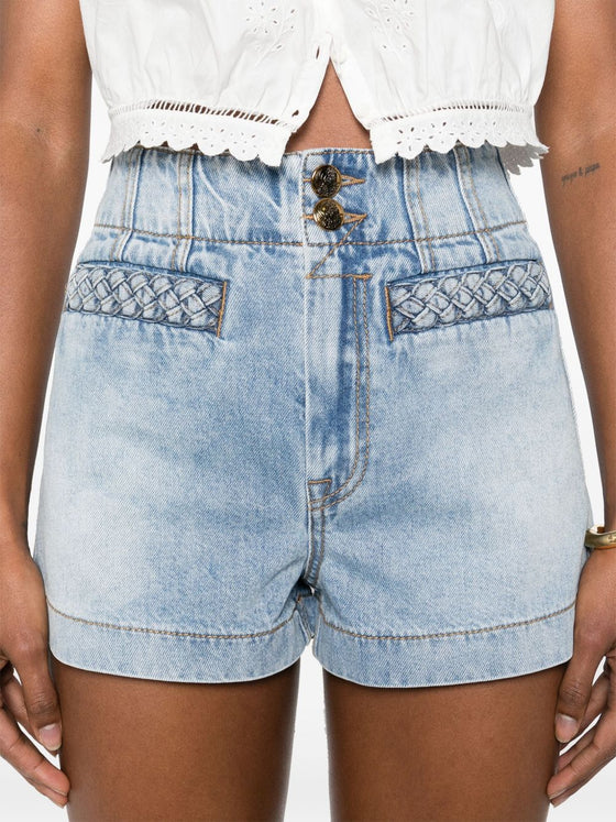 Zimmermann Lucky denim shorts