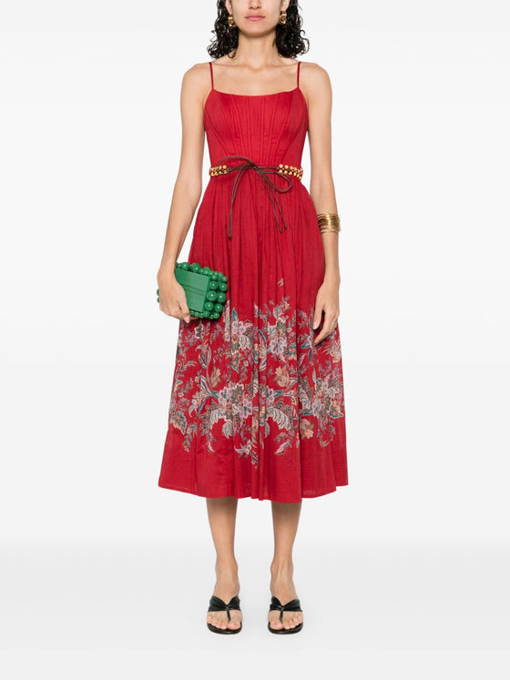 Zimmermann Floral-print midi dress
