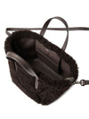 Brunello Cucinelli BC Duo mini bag in curly shearling with monili