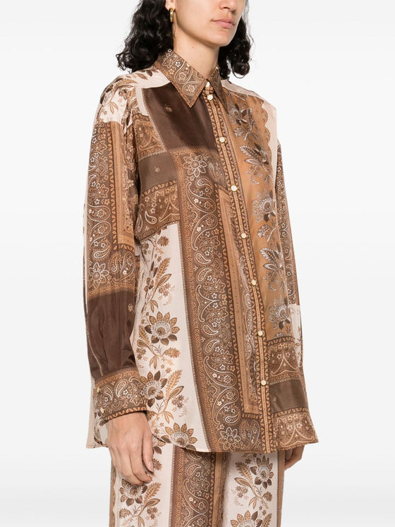 Zimmermann Shirts Brown