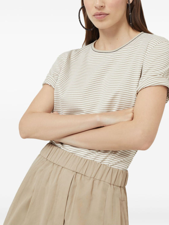 Brunello Cucinelli T-shirts and Polos Beige