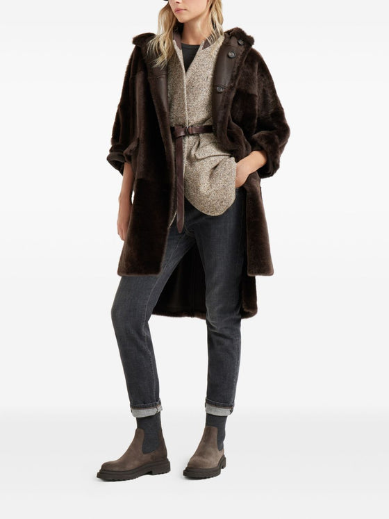 Brunello Cucinelli Coats Brown