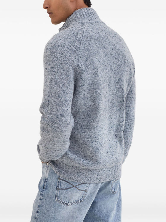 Brunello Cucinelli Sweaters Clear Blue