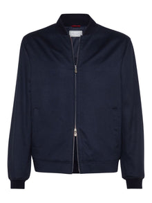  Brunello Cucinelli Cashmere bomber jacket