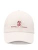 Brunello Cucinelli Baseball hat in comfortable cotton and cashmere corduroy with embroidered logo