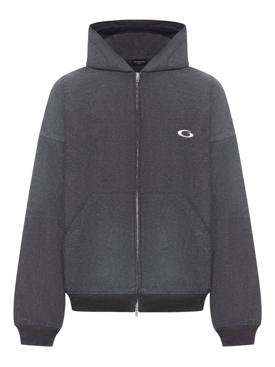 Balenciaga Embroidered-logo hoodie