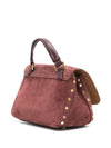 Zanellato Postina Baby bag in red barbera nubuck leather