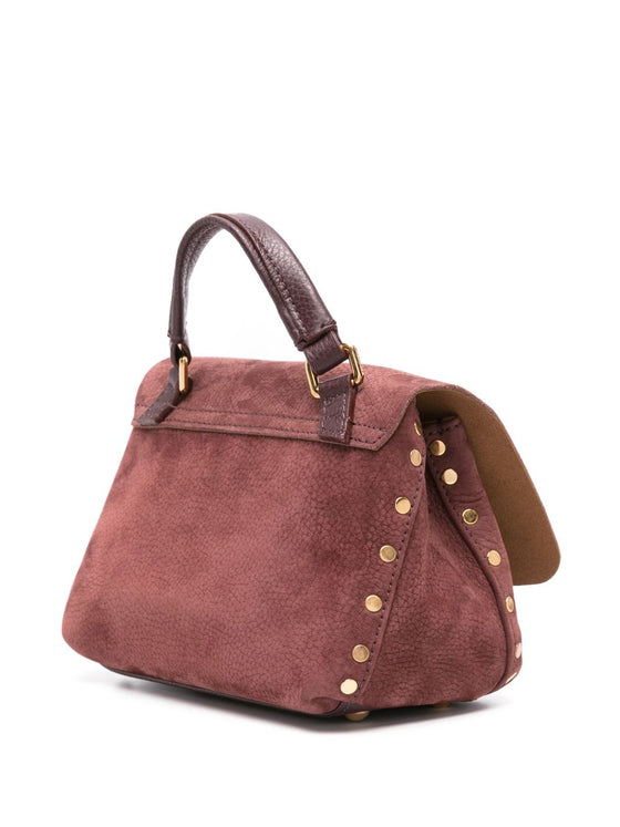 Zanellato Postina Baby bag in red barbera nubuck leather