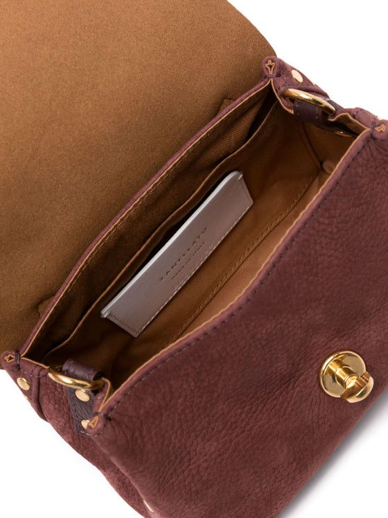 Zanellato Postina Baby bag in red barbera nubuck leather