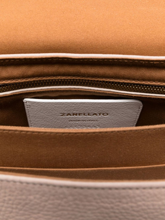 Zanellato Baby Postina double-clasp studded tote bag