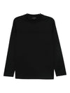 Emporio Armani Long-sleeved cotton T-shirt