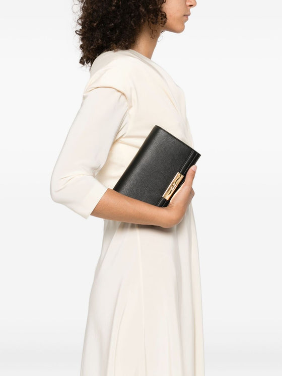 Elisabetta Franchi Shoulder bag with groumette chain