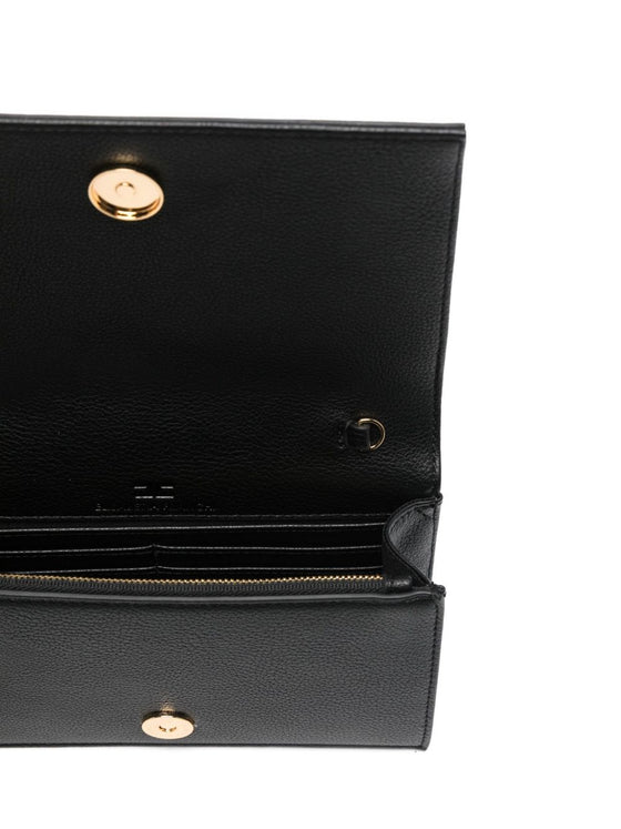 Elisabetta Franchi Shoulder bag with groumette chain