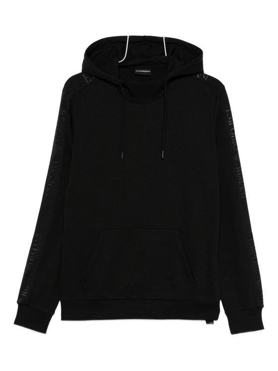 Emporio Armani Embroidered-logo hoodie