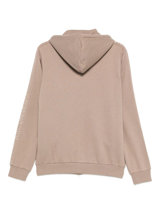 Emporio Armani Embroidered-logo hoodie