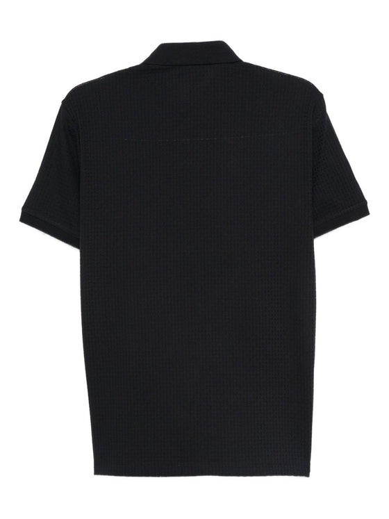 Emporio Armani Short-sleeved cotton polo shirt