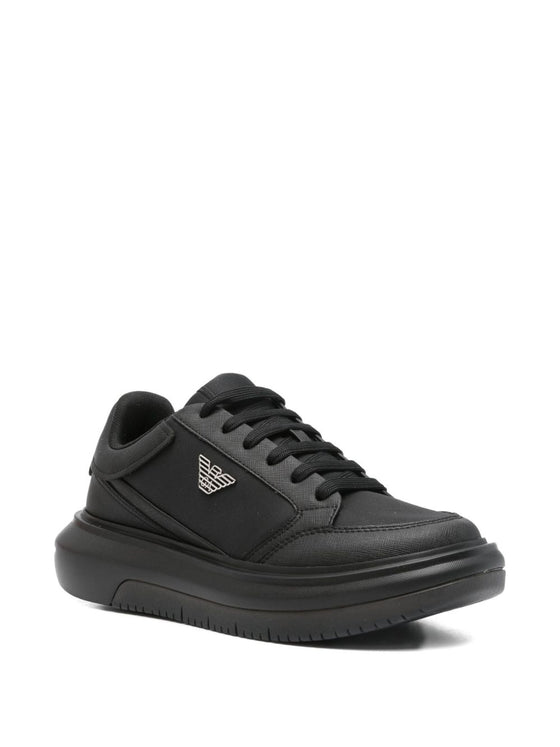 EMPORIO ARMANI EXCLUSIVE Panelled lace-up sneakers