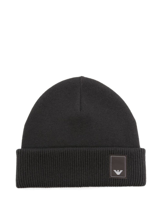 Emporio Armani wool-blend beanie