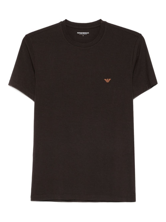 Emporio Armani T-shirts and Polos Brown