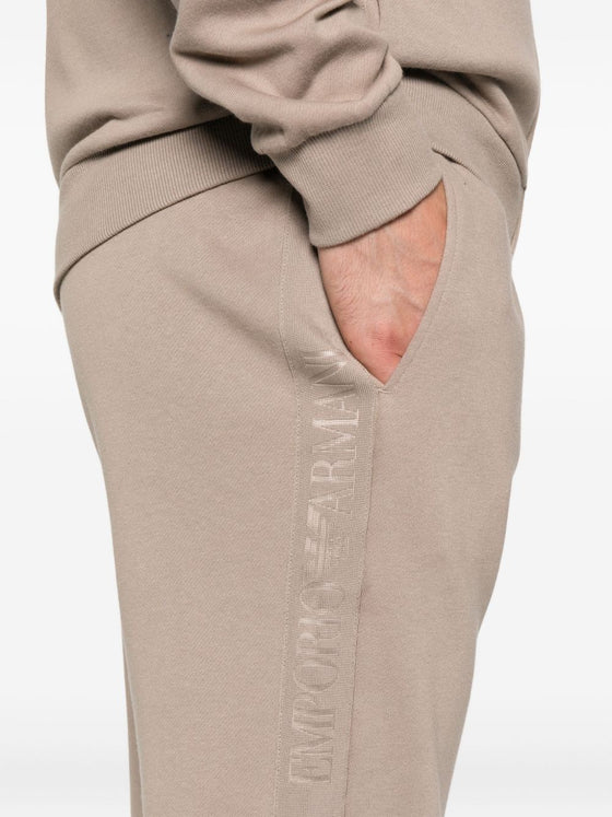 Emporio Armani Elasticated-waistband track pants