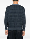 Emporio Armani Wool sweater with printed logo