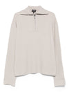 Emporio Armani Half-zip wool sweater