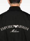 Emporio Armani Logo-embroidered bomber jacket